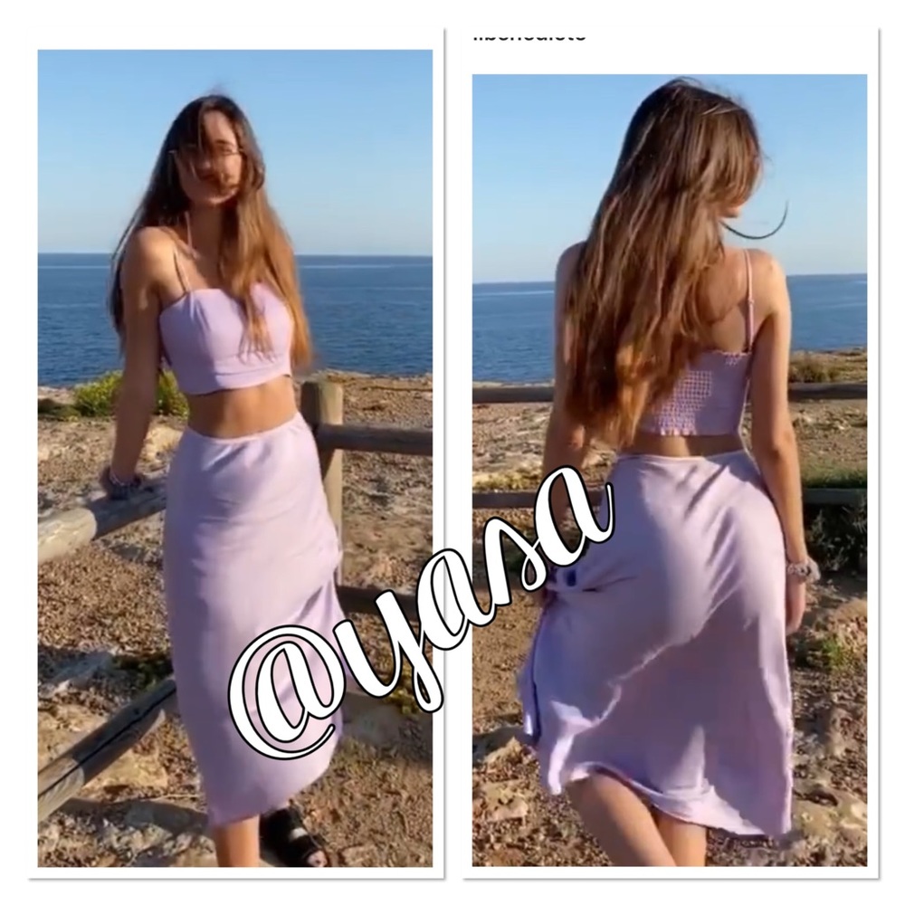 Zara set of top + skirt bloggers favorite - Picture 9 of 16